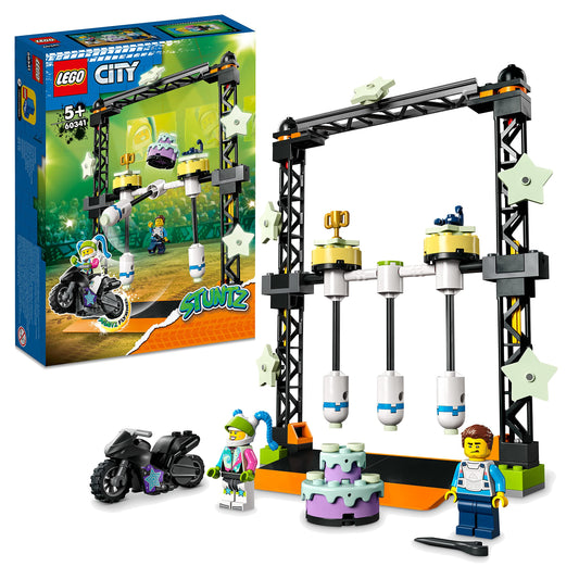 Lego City The Knockdown Stunt Challenge 60341 Building Kit Stuntz Toy for Aged 5
