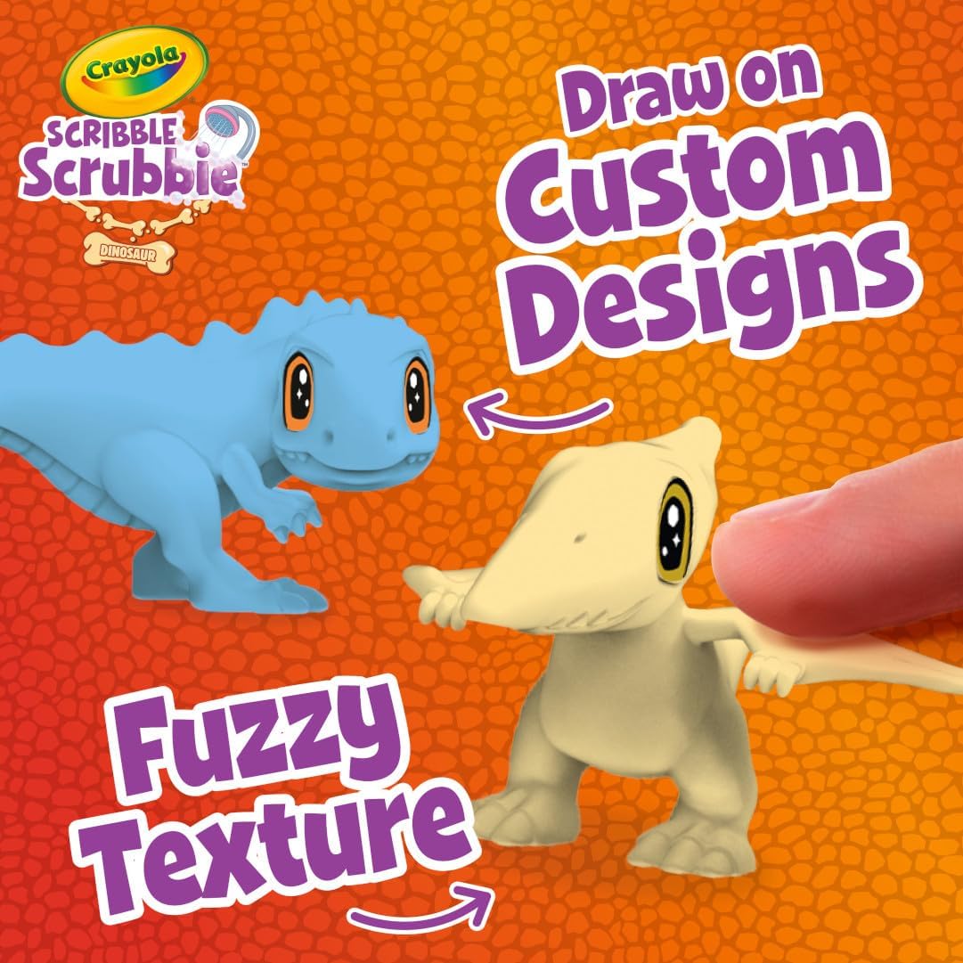 Crayola Scribble Scrubbie Pets Dinosaur Glow Pack