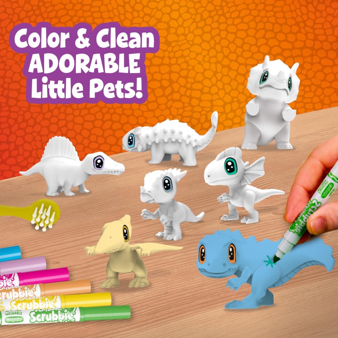 Crayola Scribble Scrubbie Pets Dinosaur Glow Pack