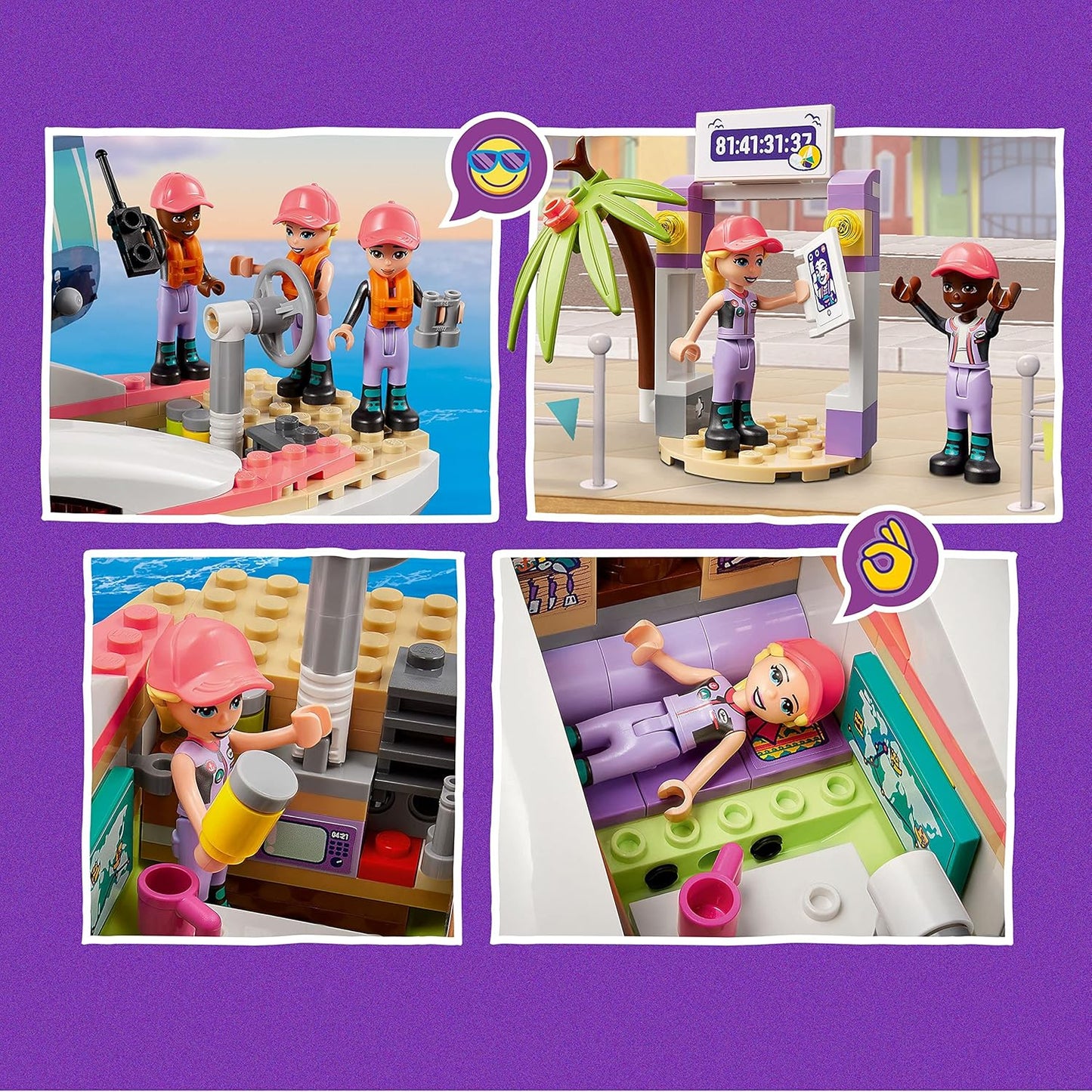 LEGO Friends Stephanie's Sailing Adventure Toy Boat Set 41716