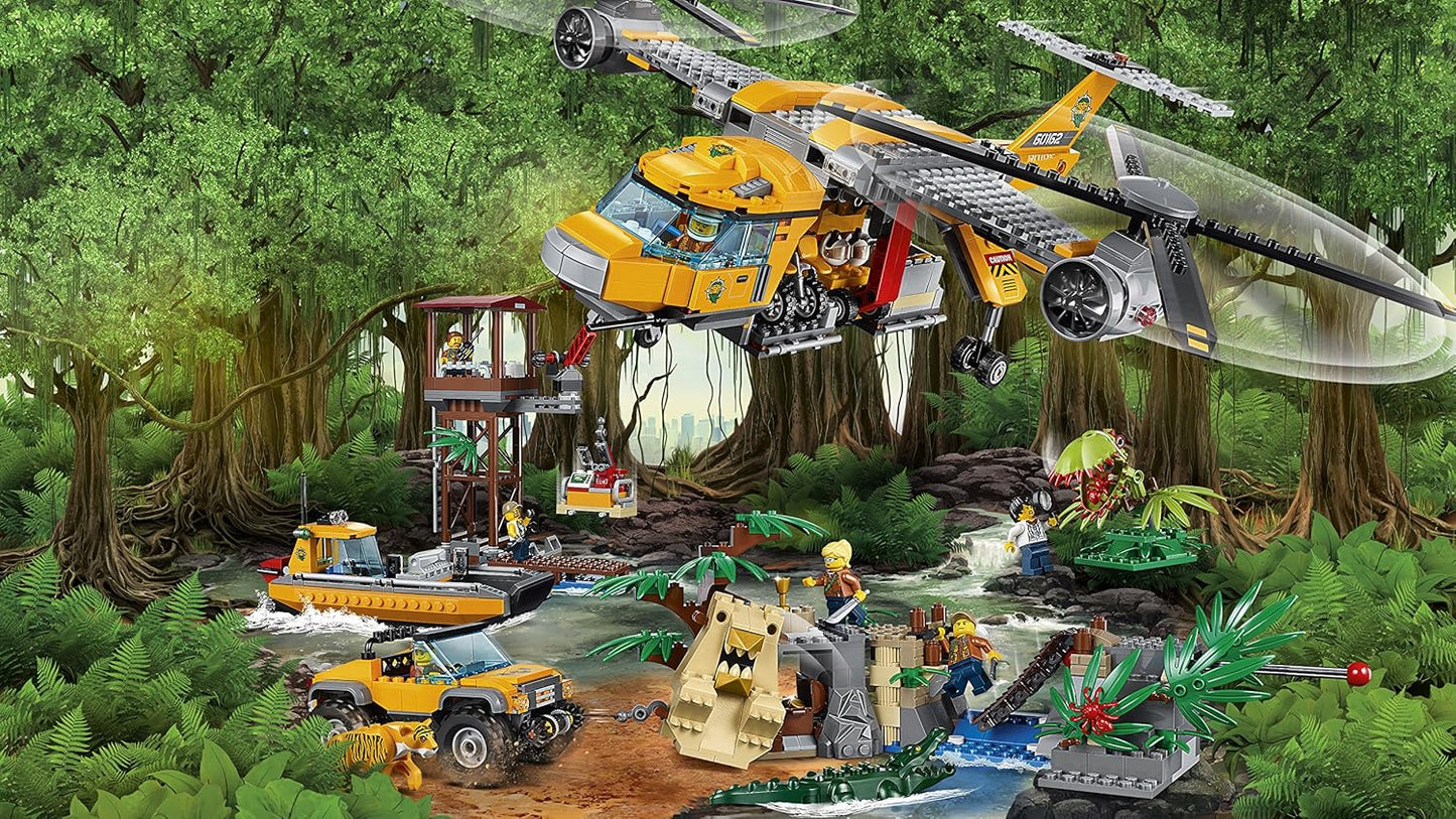 LEGO City Jungle Expedition Airplane & Ancient Ruins Set (60162) - Adventure Awaits!