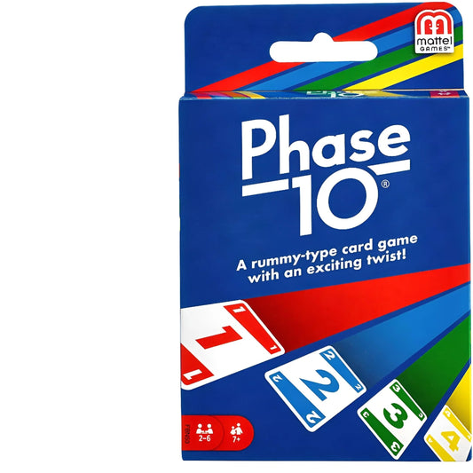 Mattel Phase 10 Card Game - 2 Pack