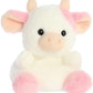 Aurora Adorable Palm Pals Belle Strawberry Cow Stuffed Animal