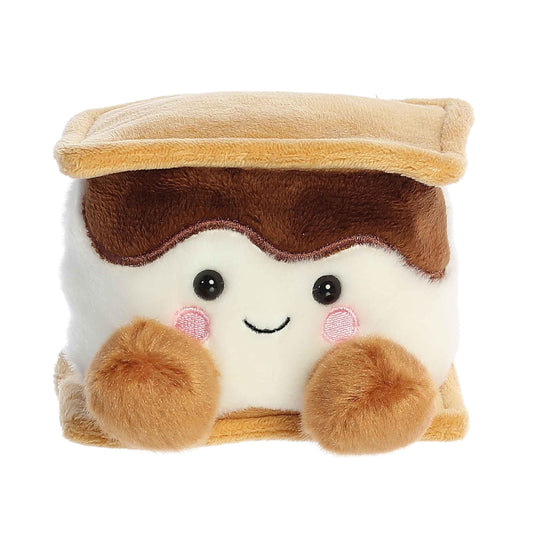 Aurora® Adorable Palm Pals™ Toastee Smore™ Stuffed Animal - Pocket-Sized. 4.5" x 4" x 3" in size