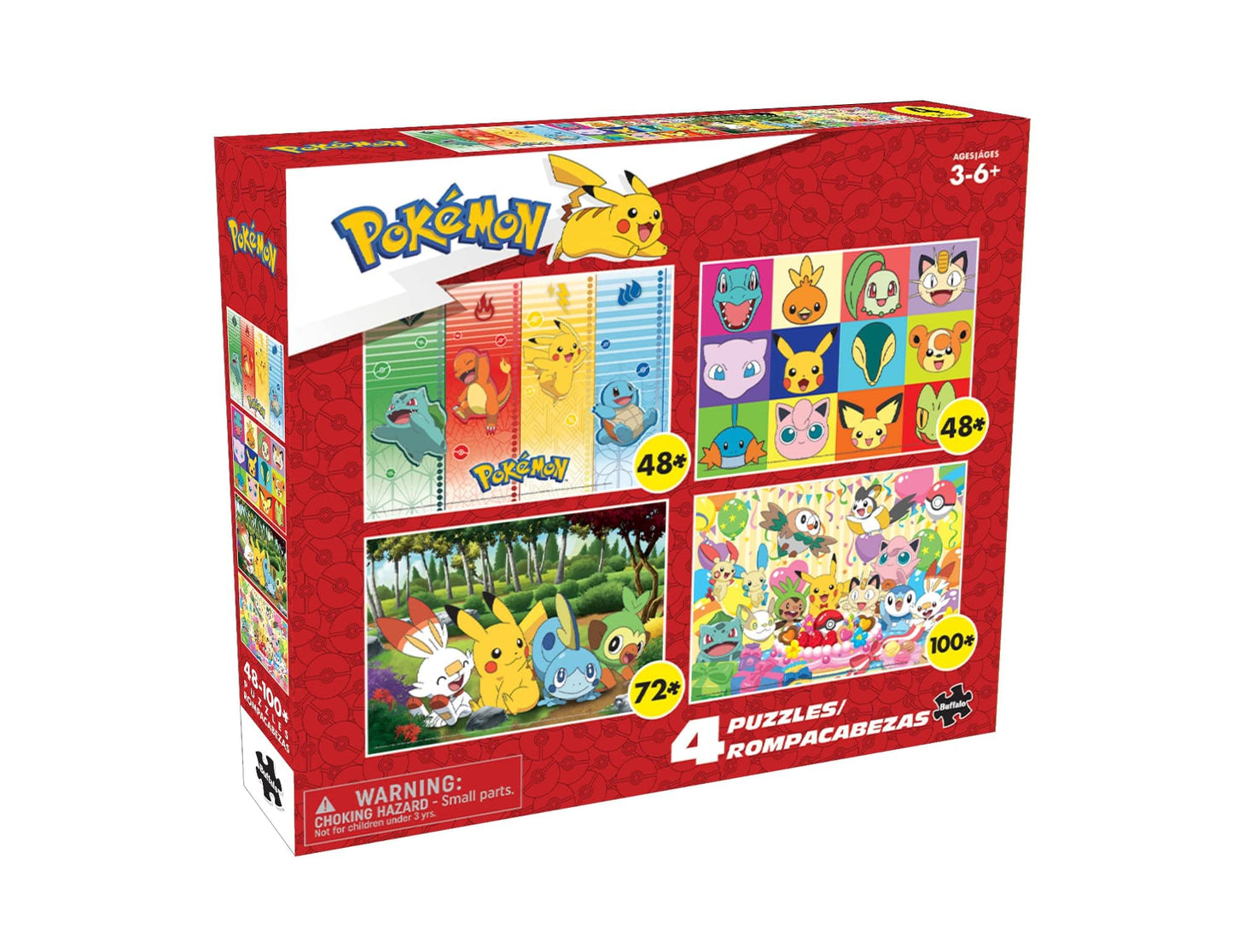 Buffalo Games 4-in-1 Pokemon Puzzle Multipack