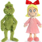 Aurora World Plush - Dr. Seuss The Grinch 18in with Dr. Seuss Cindy Lou Who 12in