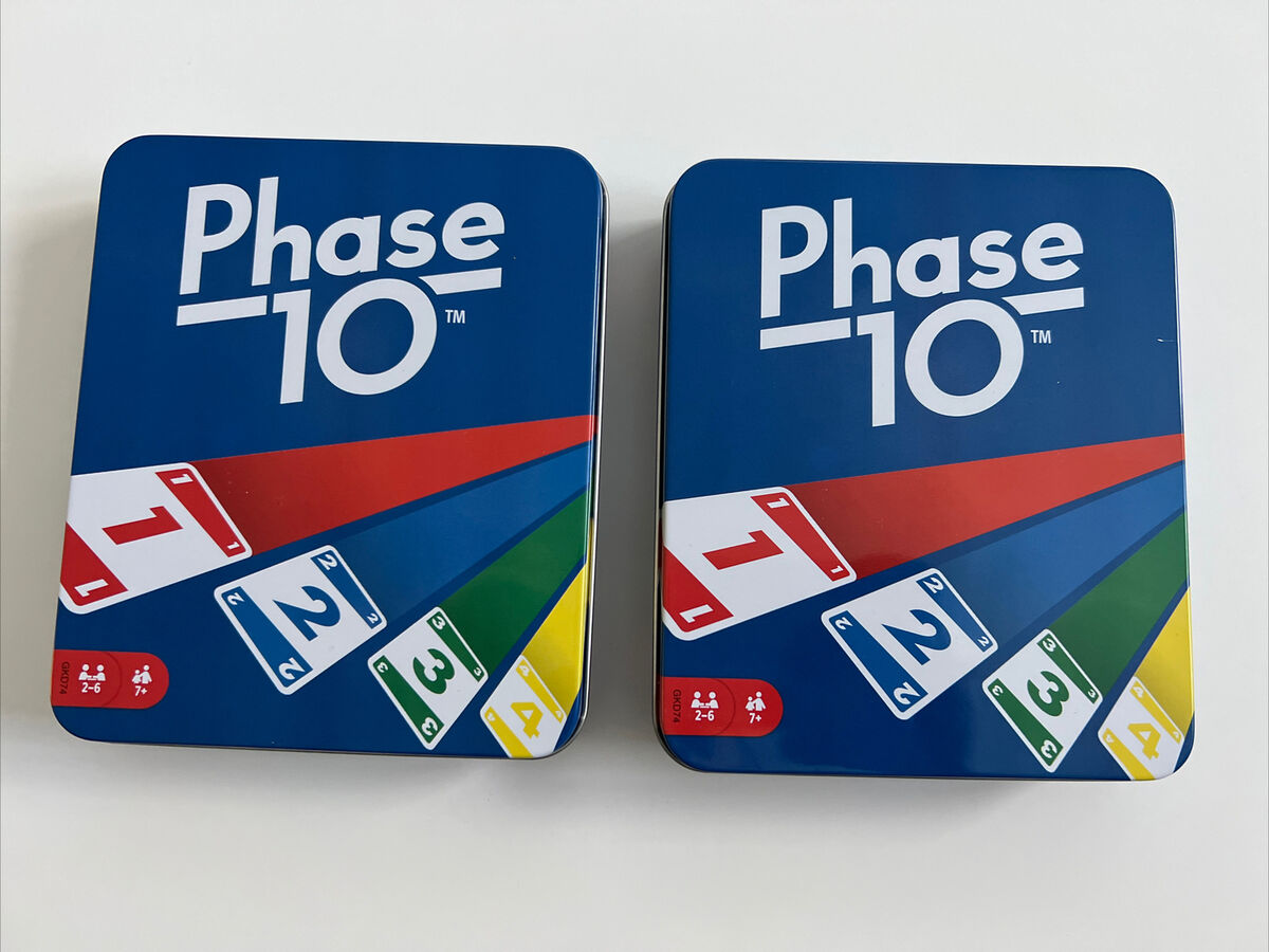 Mattel Phase 10 Card Game - 2 Pack