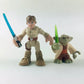 Playskool Heroes, Star Wars, Jedi Force Figures, Luke Skywalker and Yoda