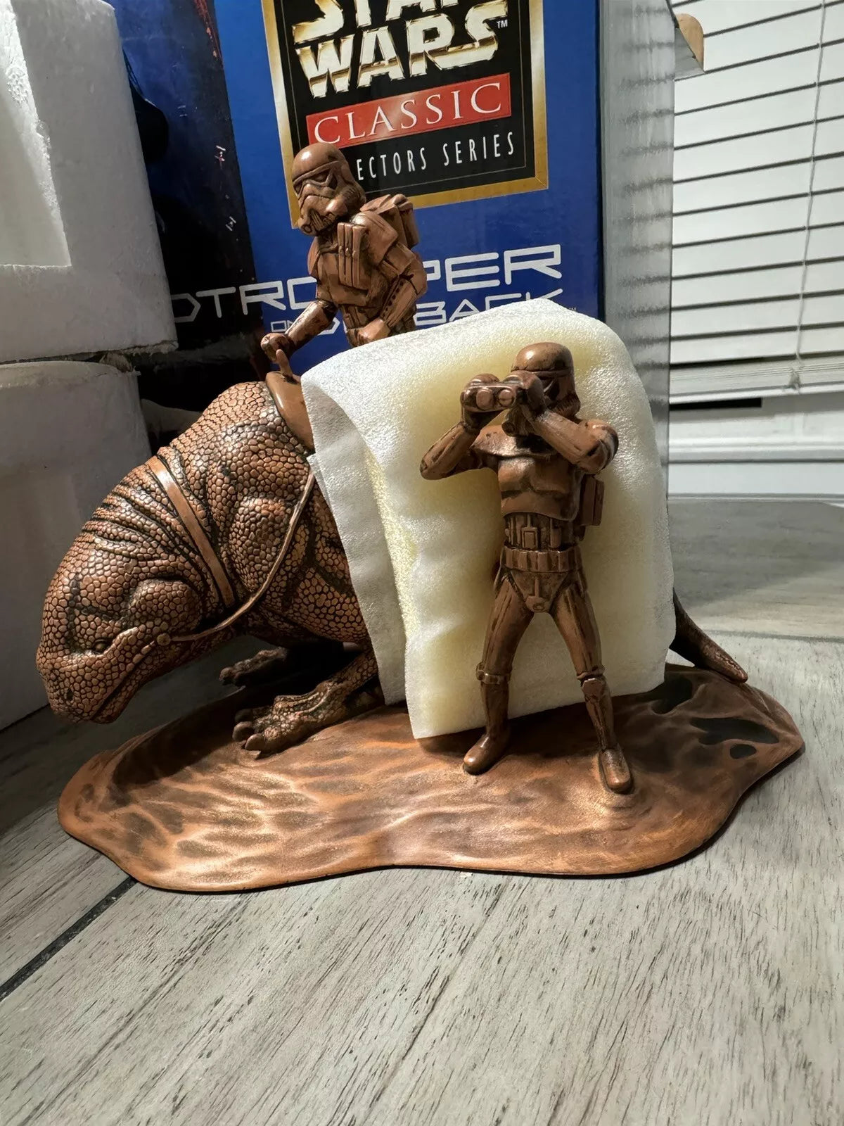 Sandtrooper on Dewback Statuette