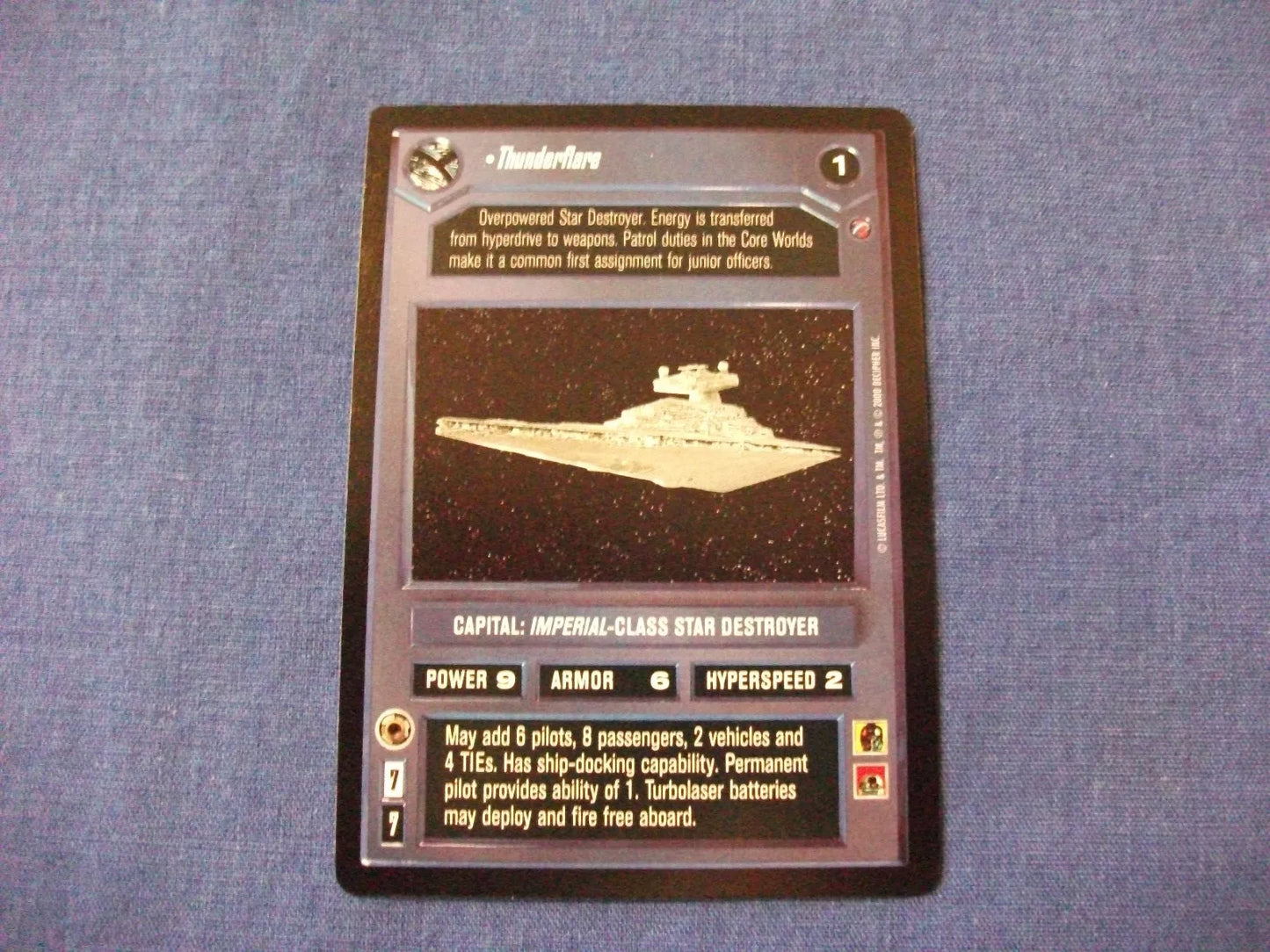 STAR WARS CCG DS DEATH STAR II THUNDERFLARE 83R