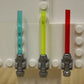 LEGO Lot of 6 Lightsaber for Small Minifigures 2 Red 2 Blue 2 Yellow